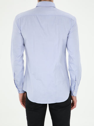 Pin Point Light Blue Shirt