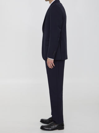 Two-piece Suit In Virgin Wool