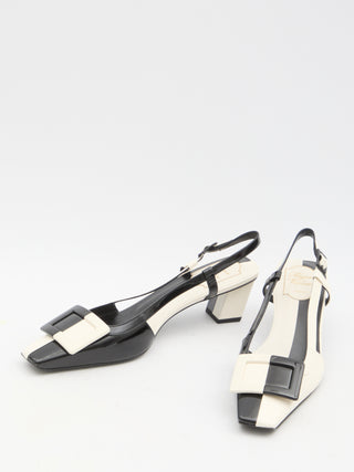 Belle Vivier Optical Slingback Pumps