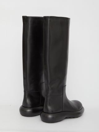 Black Leather Boots