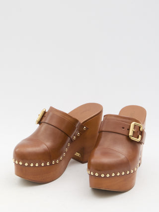 Jeannette Wedge Clogs