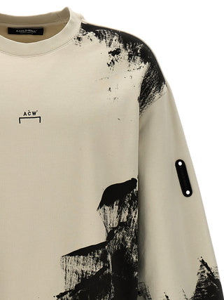 Bone Brushstroke Sweatshirt