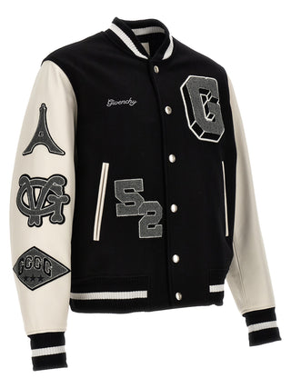 Patches And Embroidery Bomber Jacket