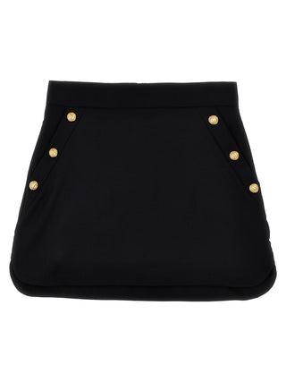 Logo Button Skirt