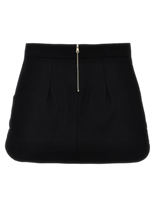 Logo Button Skirt