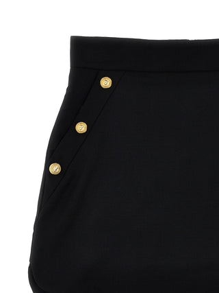 Logo Button Skirt