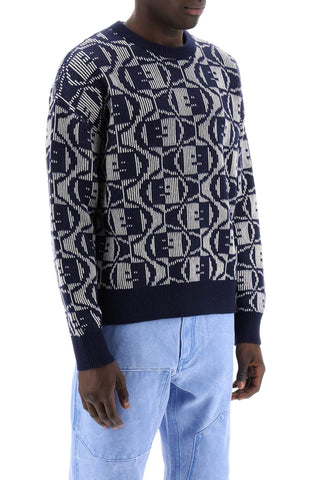 Crewneck Jacquard Face