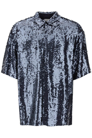 Cassidye Short Sleeve Sequin Shirt