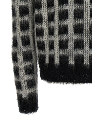 Brushed Check Fuzzy Wuzzy Cardigan