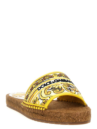 Embroidery Espadrilles Sandals