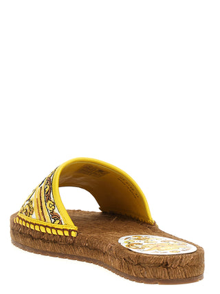 Embroidery Espadrilles Sandals