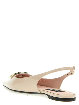 Logo Slingback Ballet Flats