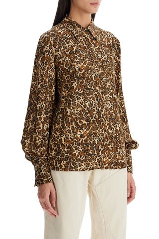 Teysa Silk Leopard Print