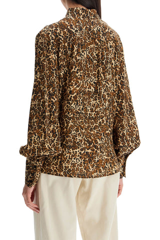 Teysa Silk Leopard Print