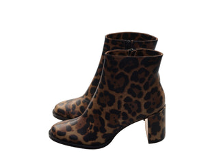 Leopard Print High Heel Boot