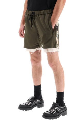 Jersey Shorts With Bandana Bands