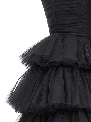 Flounced Tulle Dress