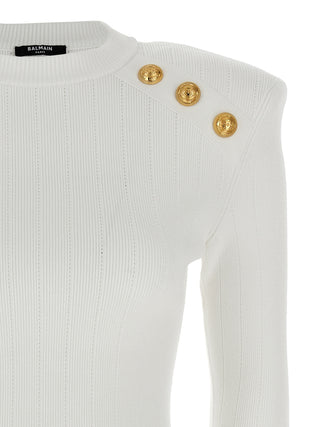 Logo Button Sweater