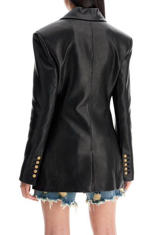 Leather Blazer Jacket