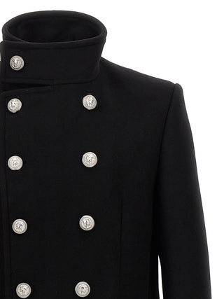 Officier Wool Coat