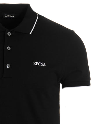 Embroidered Logo Polo Shirt