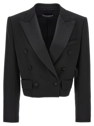 Tuxedo Crop Blazer