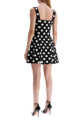 Polka Dot Print Strapless Mini Dress