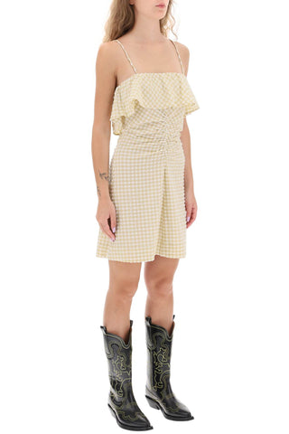 Gingham Motif Dress