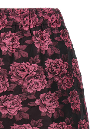 Floral Jacquard Skirt