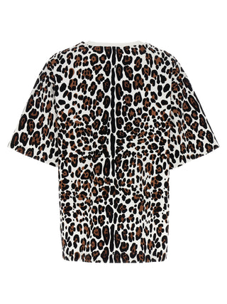 Animal Print Logo Plaque T-shirt