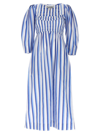 Stripe Smock Stitch Dress