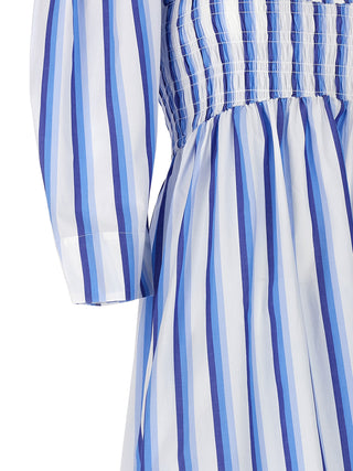 Stripe Smock Stitch Dress