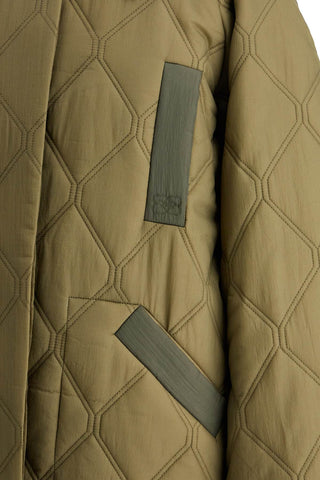 Long Quilted Padded Coat