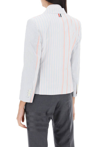 Funmix Striped Oxford Blazer