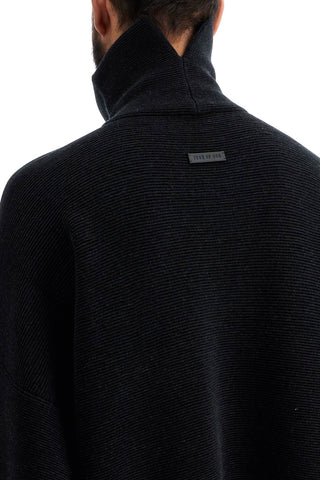 High-neck Ottoman Pullover