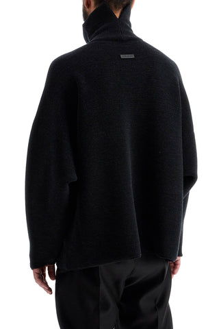 High-neck Ottoman Pullover