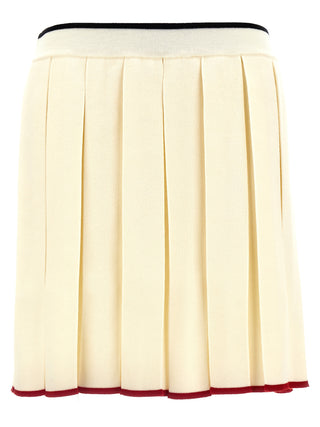 Knitted Pleated Skirt