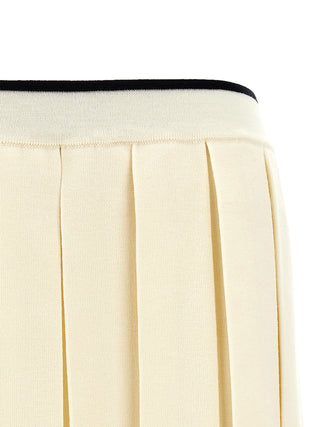 Knitted Pleated Skirt