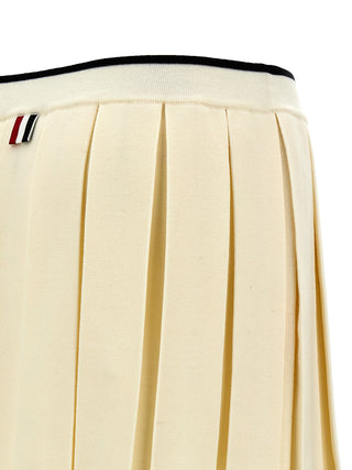 Knitted Pleated Skirt