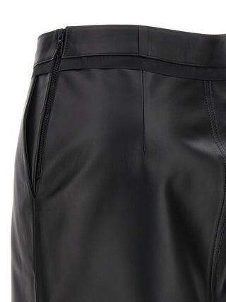 Leather Midi Skirt