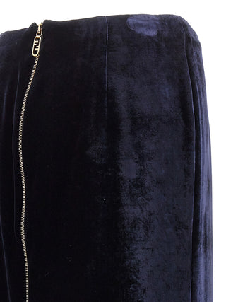 Velvet Long Skirt