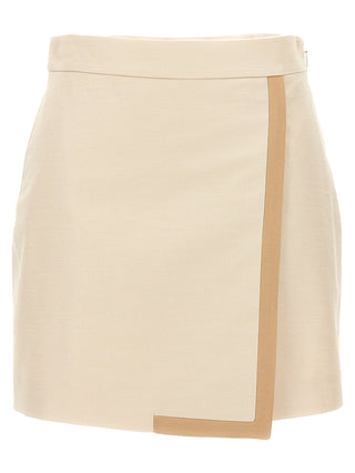 Contrast Trim Skirt