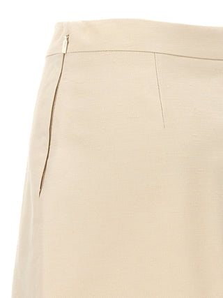 Contrast Trim Skirt