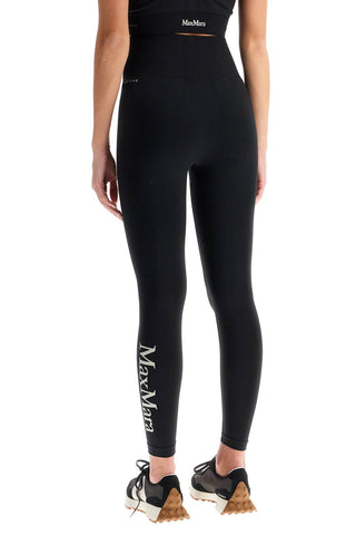 Fire' Sport Leggings With Logo Print