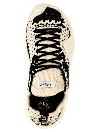 Cotton Flash-knit Sneakers