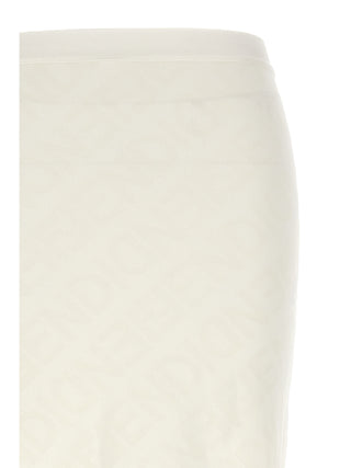 All Over Logo Midi Skirt