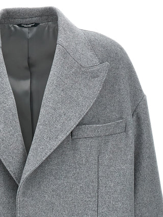 Single-breasted Wool Coat