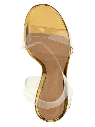 Laminated Leather Pvc Sandals