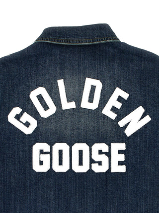 Logo Embroidery Denim Jacket