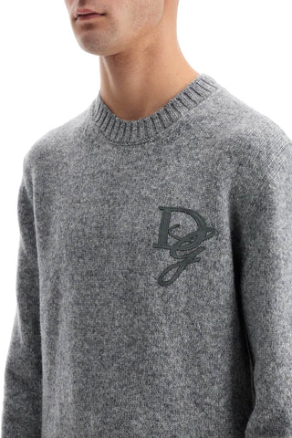 Round Neck Pullover With Dg